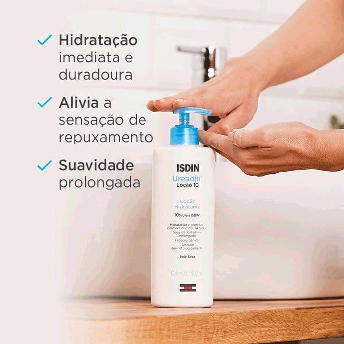 Loção Hidratante Isdin - Ureadin Hidratação Intensiva 10 - 400ml — foto 3 de 4