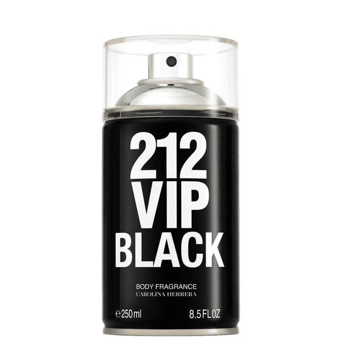 212 VIP Black Body Spray Carolina Herrera Perfume Masculino 250ml