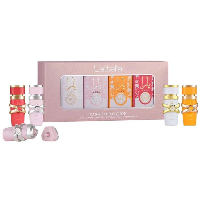 Kit Lattafa Yara Collection: 4 miniaturas de 5 ml (Yara, Yara Moi, Yara Tous e Yara Candy) — foto 4 de 4