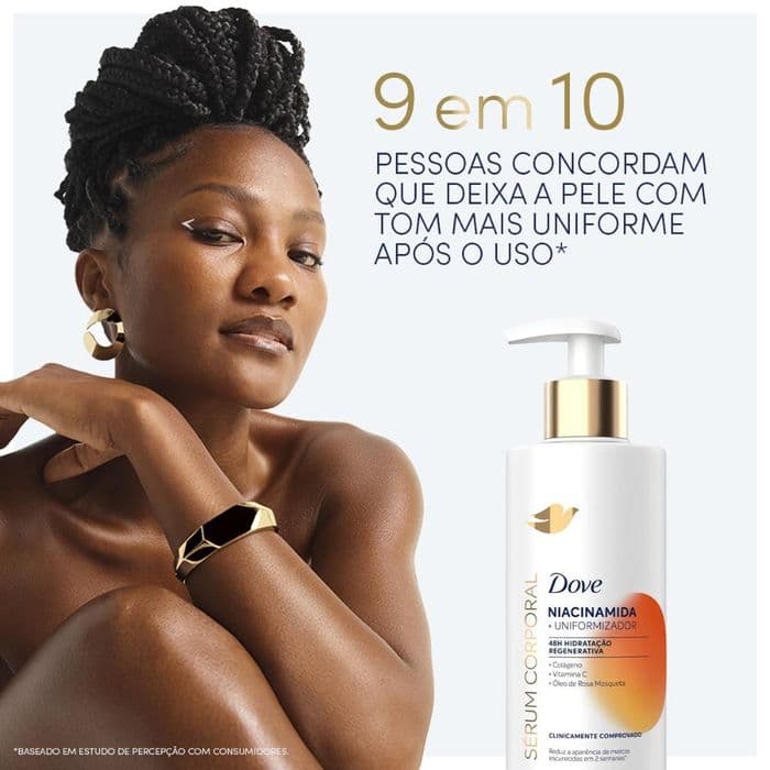Sérum Hidratante Corporal Dove Niacinamida + Uniformizador 380ml — foto 4 de 4