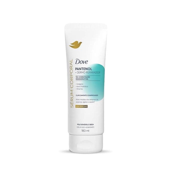 Sérum Hidratante Corporal Dove Sem Perfume Pantenol + Dermo Reparador 180ml
