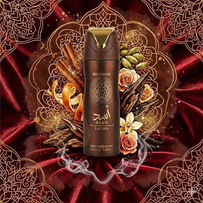 Desodorante Perfumado Lattafa Asad Bourbon 200ml — foto 3 de 5