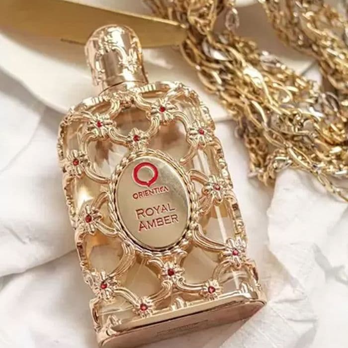Perfume Royal Amber Luxury Orientica Feminino Eau De Parfum 80ml — foto 3 de 4