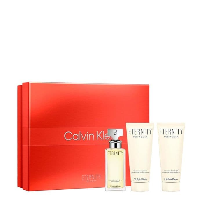 Kit Calvin Klein Eternity Feminino - Eau de Parfum 50ml + Body Lotion 100ml + Shower Gel 100ml — foto 3 de 4