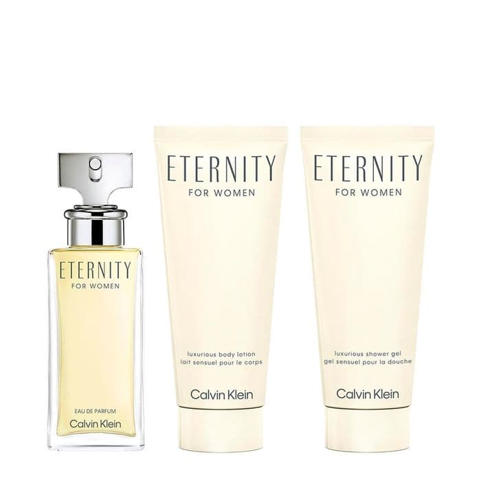 Kit Calvin Klein Eternity Feminino - Eau de Parfum 50ml + Body Lotion 100ml + Shower Gel 100ml — foto 4 de 4