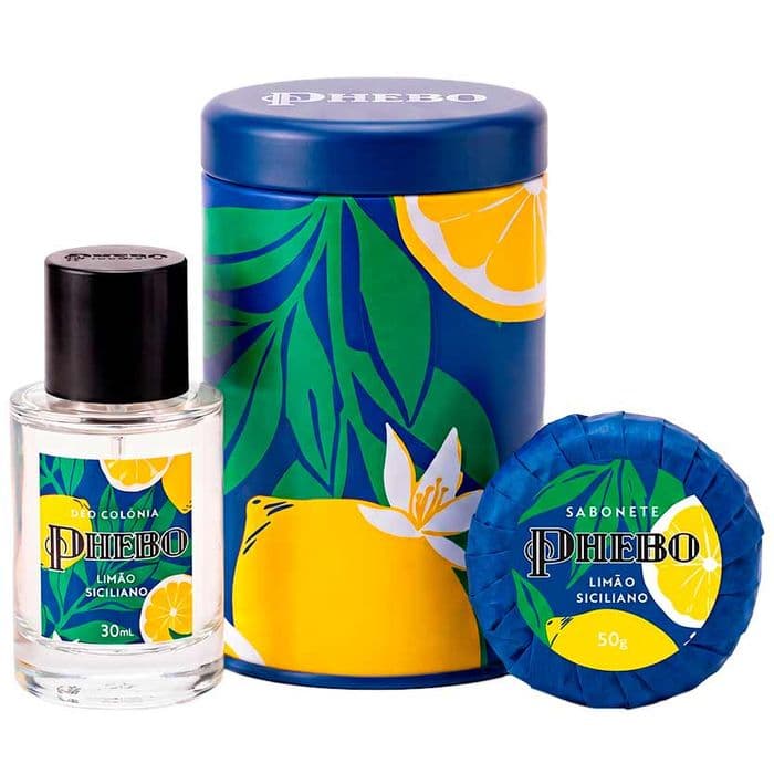 Kit Origens Phebo Latinha Limão