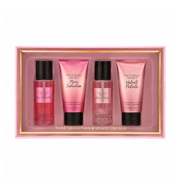 Kit Victoria's Secret Pure Seduction + Velvet Petals 4x75ml — foto 4 de 4