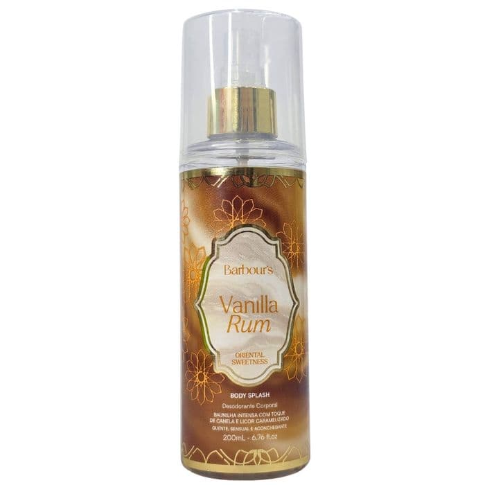 Body Splash Feminino Oriental Sweetness Vanilla Rum Barbours 200ml