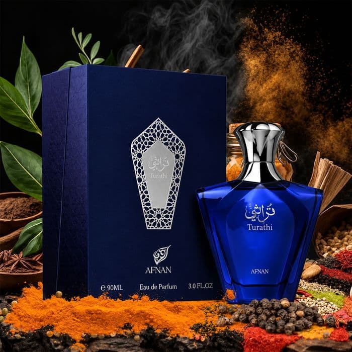 Perfume Turathi Blue Afnan Eau de Parfum Masculino 90ml — foto 3 de 4