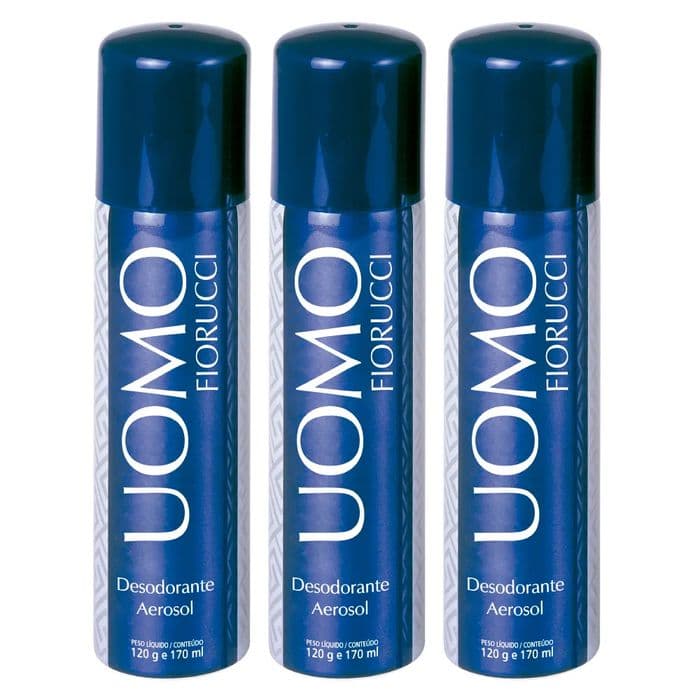 Fiorucci Uomo Kit - 3 Desodorantes Aerossóis
