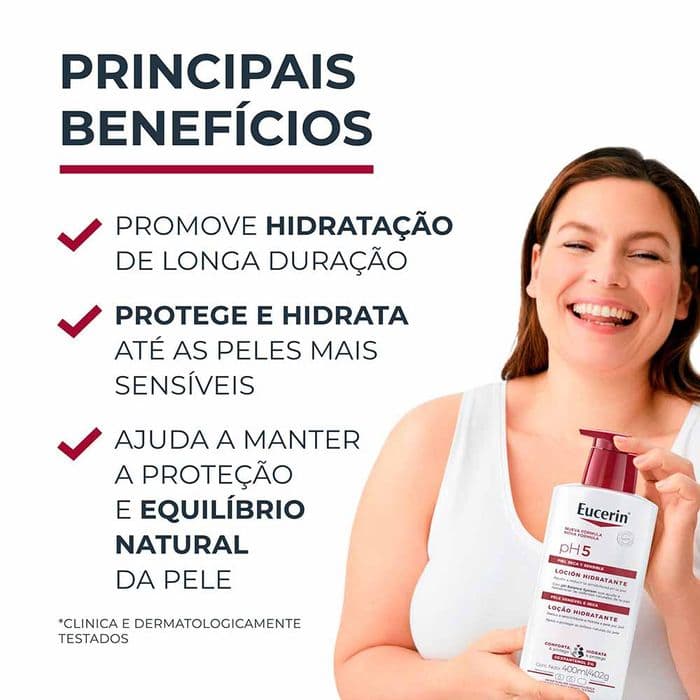 EUCERIN Loção Hidratante Corporal pH5 Pele Sensível — foto 3 de 4