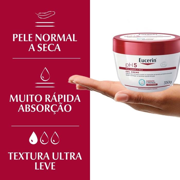 EUCERIN Gel Creme Hidratante Corporal pH5 — foto 4 de 5
