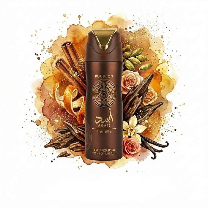 Desodorante Perfumado Lattafa Asad Bourbon 200ml — foto 5 de 5