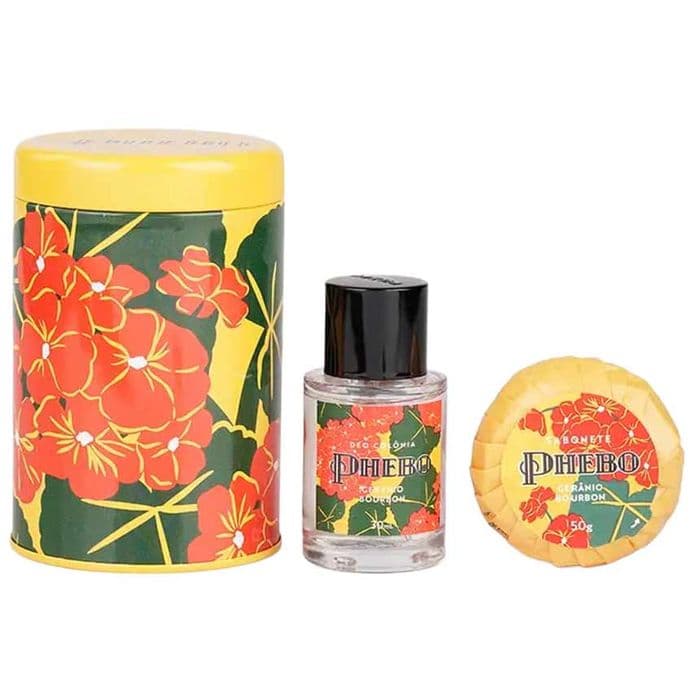 Kit Origens Phebo Latinha Gerânio